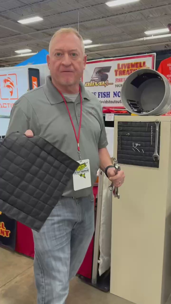 Magnalure Double-Sided Handy Man Tool Pad - Magnetic Organizer .
