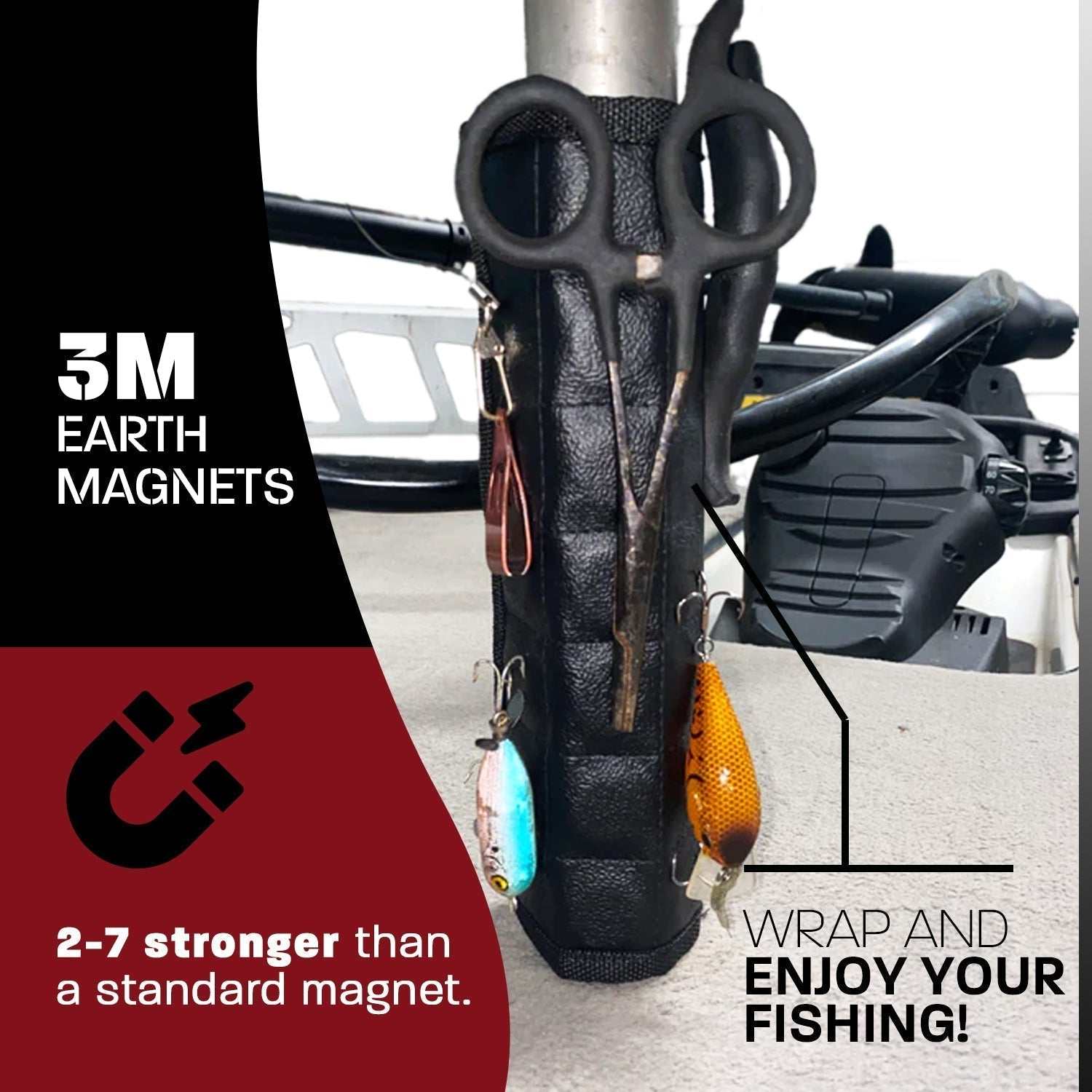 Magnalure Pedestal Wrap for butt seat and standard fishing seats.