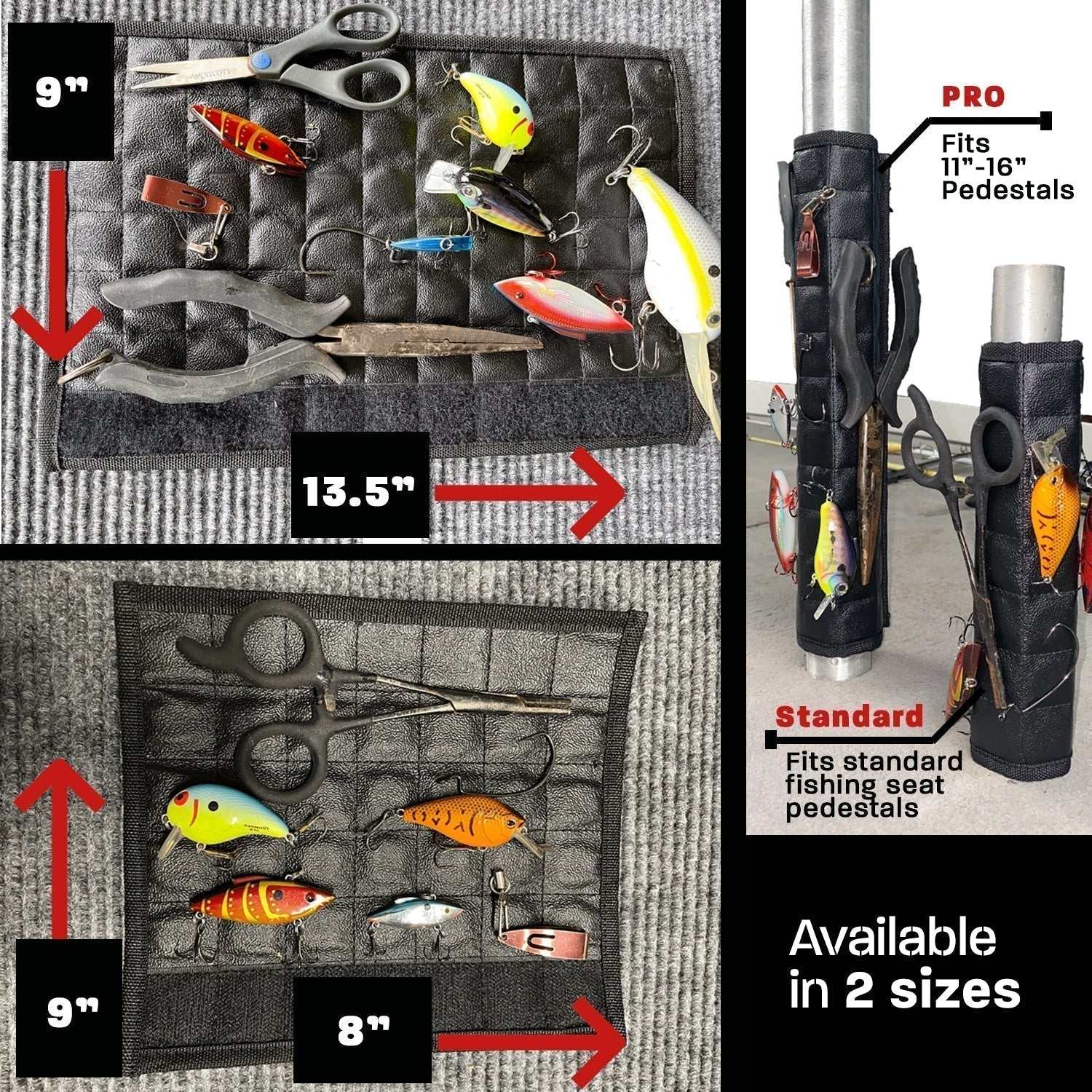 Magnalure Pedestal Wrap for butt seat and standard fishing seats.