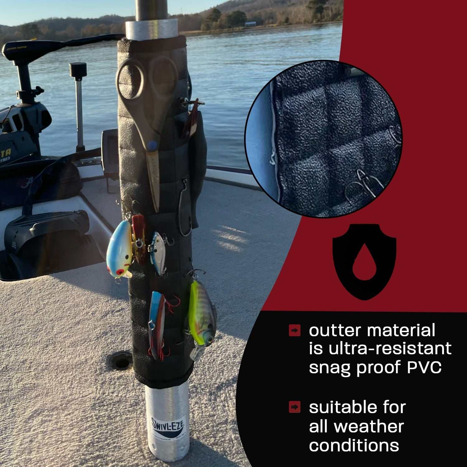 Magnalure Pedestal Wrap for butt seat and standard fishing seats.